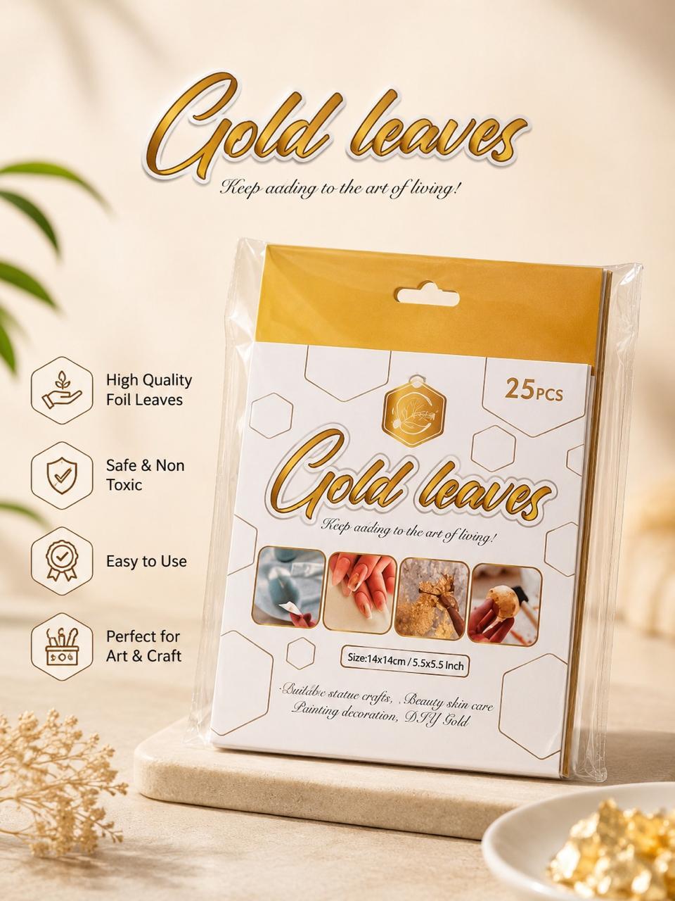 Gold leaves
